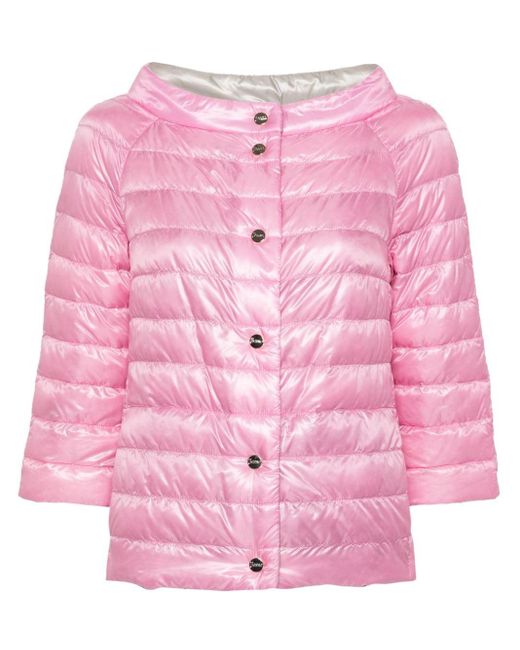 Herno Pink Reversible Puffer Jacket