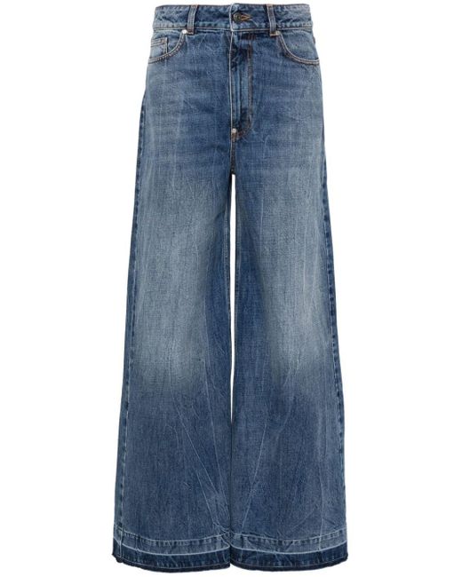 Stella McCartney Blue Jeans mit weitem Bein