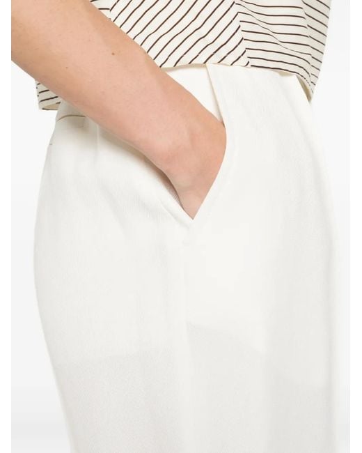 Victoria Beckham White Shorts