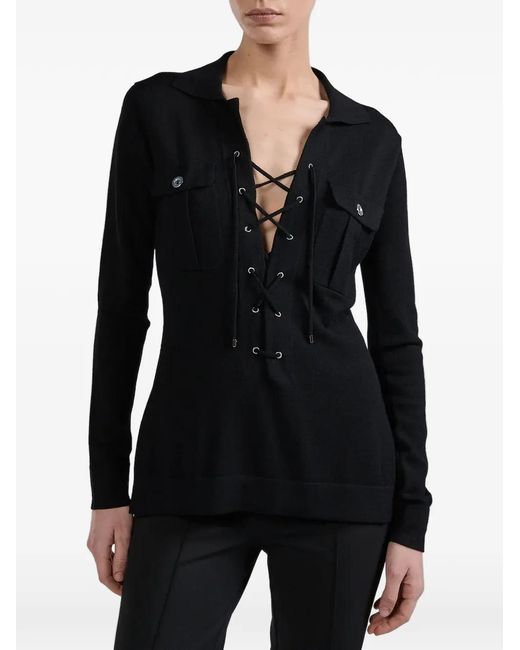 Barbara Bui Black Wool Sweater