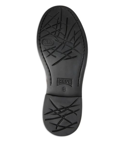 Camper Blue Twins Leather Derby Shoes for men