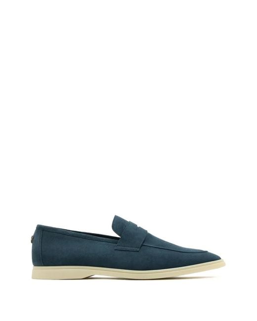 Bougeotte Blue Loisir Gomme Loafers for men