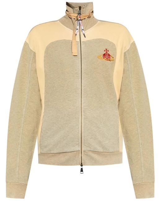 Vivienne Westwood Orb-Motif Track Jacket in Natural | Lyst