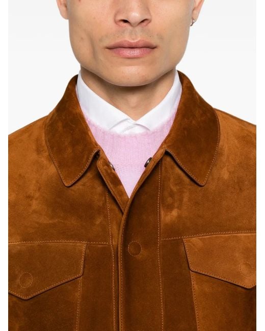 Tom Ford Brown Suede Jacket for men