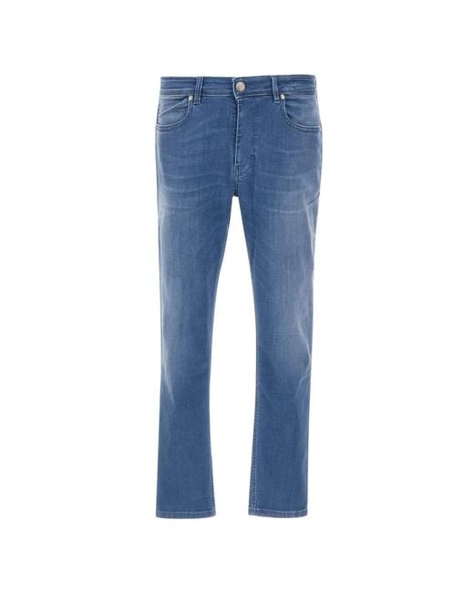 Re-hash Blue Rubens- Washed Jeans for men