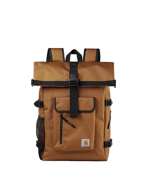 Carhartt Brown Philis Roll-Top Buckled Backpack