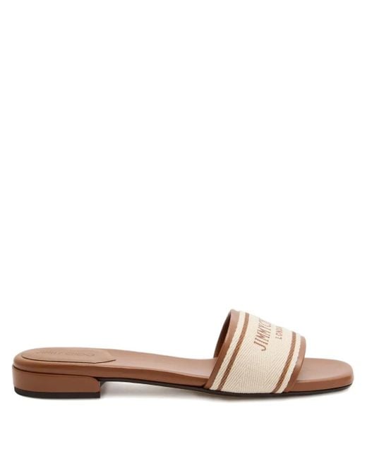 Jimmy Choo Pink Joa Sandalen aus Leder