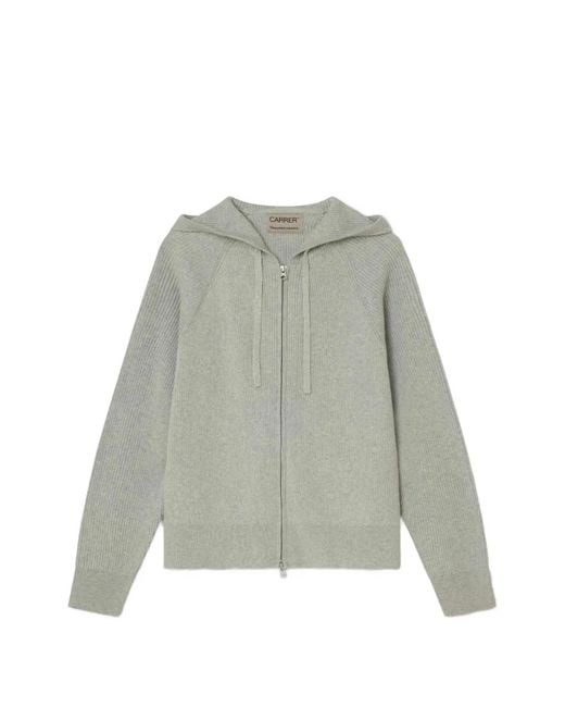 Carrera Gray Matti Zip-Up Hoodie for men