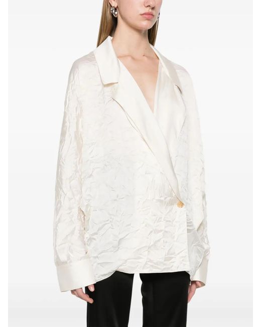 Khaite White Garth Top
