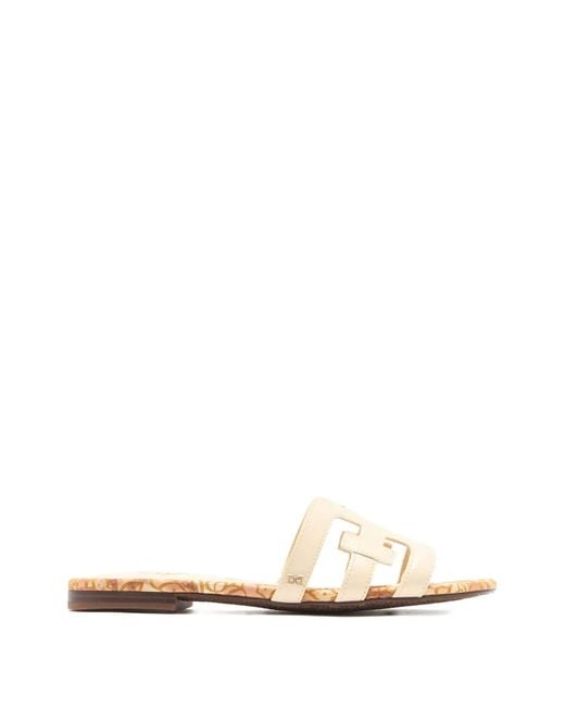 Sam Edelman White Bay Cutout Strap Sandals