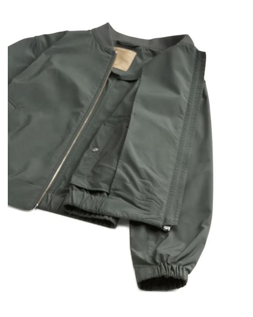 Woolrich Green Summer Bomber Jacket