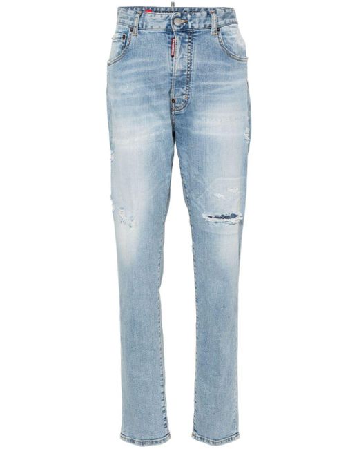 DSquared² Blue 642 Tapered-Jeans