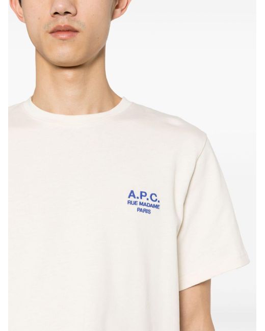 A.P.C. White Tshirt for men