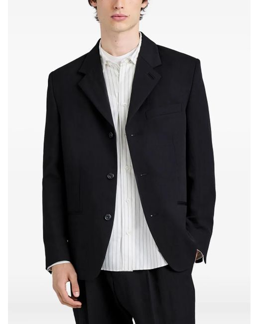 Proenza Schouler Black James Button Jacket for men