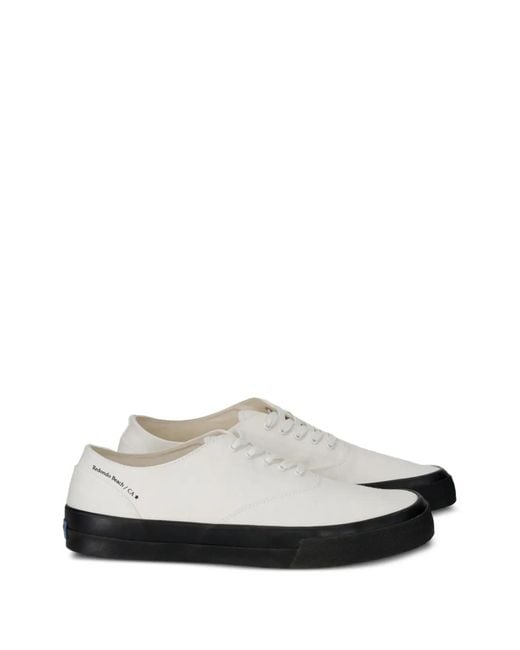 Fortela White X Mr. Fliks Redondo Printed Lace-Up Sneakers for men