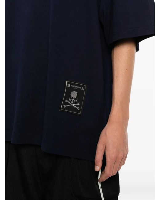 Mastermind Japan Blue Graphic-Print Boxy T-Shirt for men