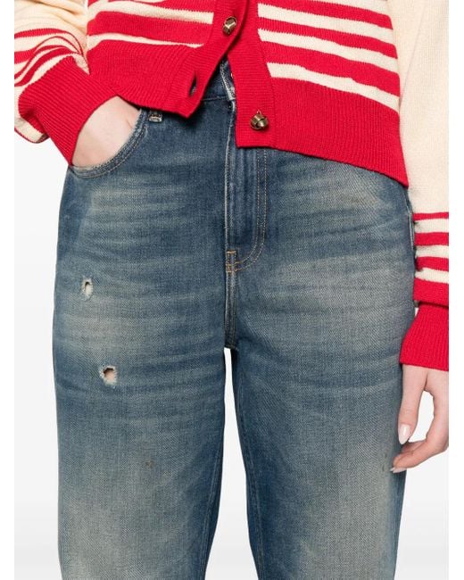 Golden Goose Deluxe Brand Blue Distressed Effect Journey Jeans