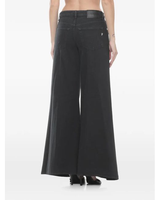 Dondup Flared Jeans in het Black