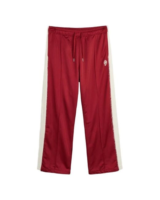 Stockholm Surfboard Club Red Pantalon De Jogging À Rayures Latérales for men