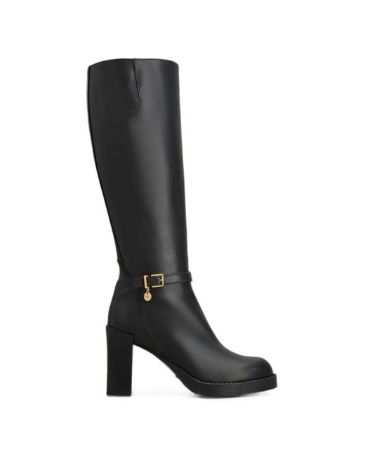 Tod's Black Buckled Boots