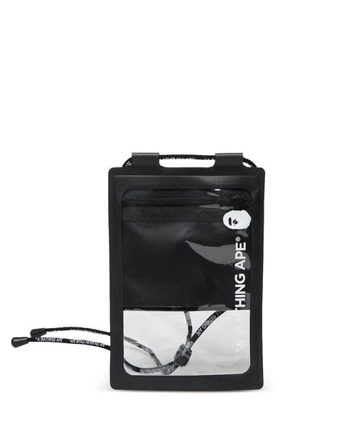 A Bathing Ape Black Pochette À Lanière for men