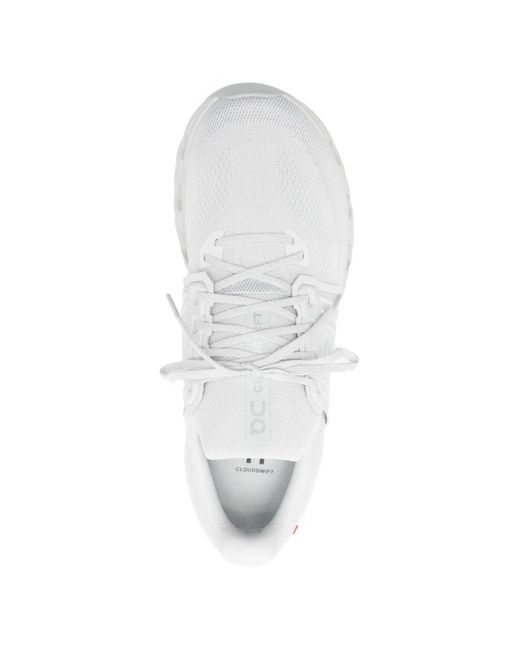 On Shoes White Baskets Cloudswift 4 for men