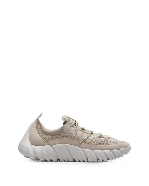 Clarks White Nature 360 Panelled Sneakers for men