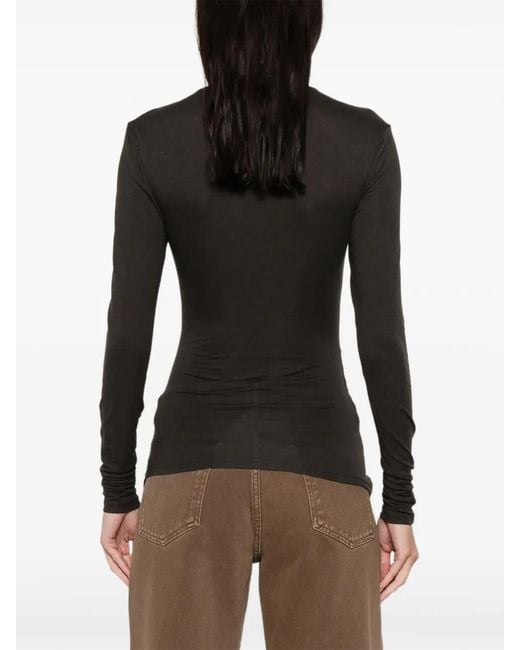 Paloma Wool Black Junco Long-Sleeve Top