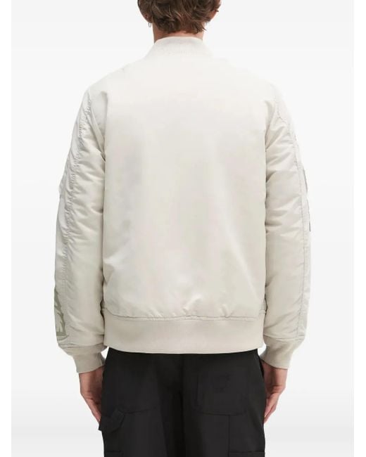 A Bathing Ape エンブロイダリーボンバージャケット Gray