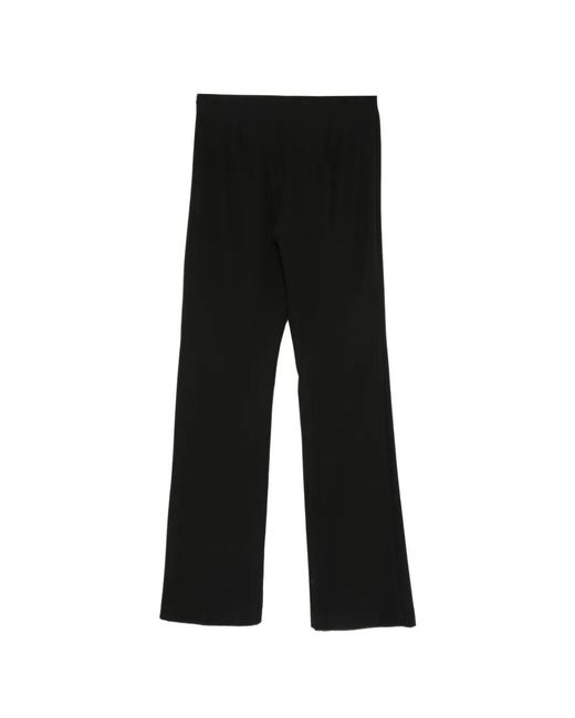 Gai Mattiolo Black High-Waisted Trousers
