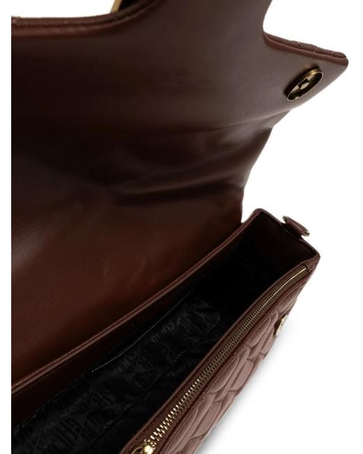Kurt Geiger Brown Pimlico Quilted Leather Shoulder Bag