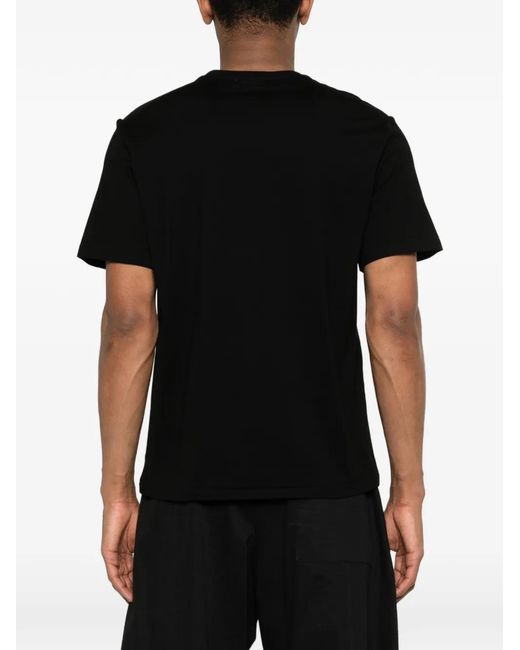 Amomento Black Short-Sleeves T-Shirt for men