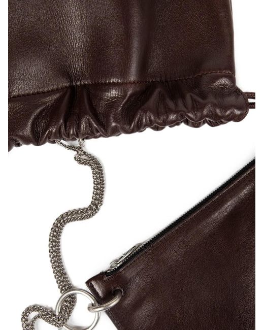 Ann Demeulemeester Brown Large Philippa Bucket Bag
