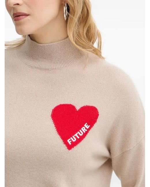 From Future Natural Heart High-Neck Sweater