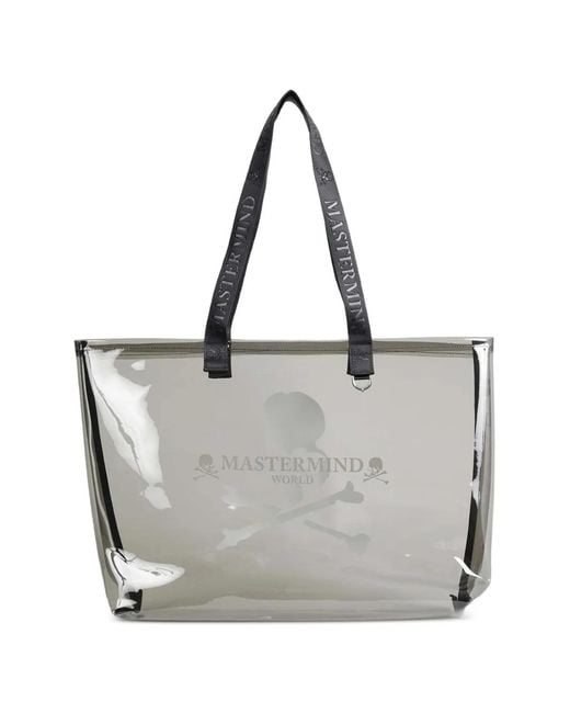 MASTERMIND WORLD Gray Sac Porté Épaule Imprimé for men