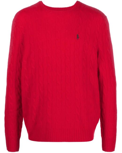 Polo Ralph Lauren Red Cardinal Pony Pattern Pullover for men