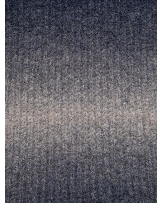 Etudes Studio Blue Gradient-Effect Scarf