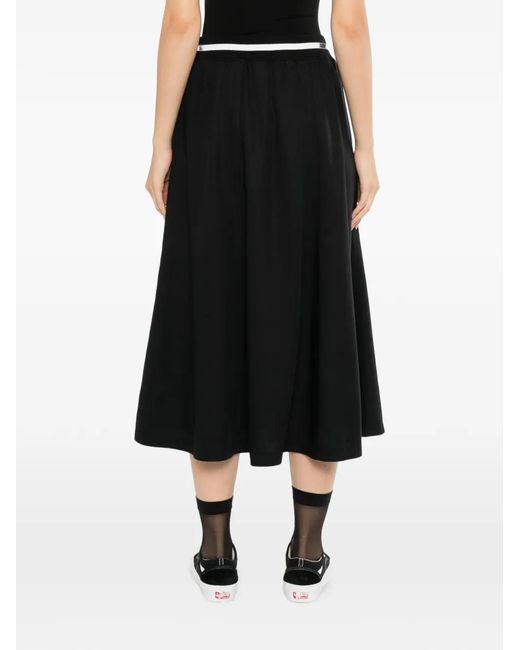 SPORT b. by agnès b. Black Elasticated Waistband Skirt