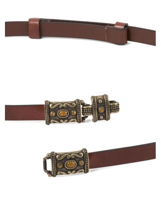 Ba&sh White Bara Embellished Belt
