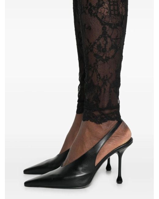 Givenchy Black Chandelier Lace Leggings