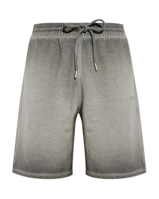 Off-White c/o Virgil Abloh Trainingsshorts Met Trekkoord in het Gray voor heren