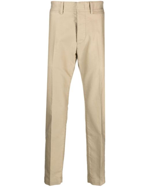 Pantaloni sartoriali con pieghe di Tom Ford in Natural da Uomo