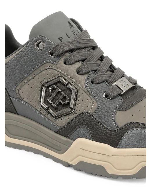 Philipp Plein Gray Low-Top Predator V2 Sneakers for men