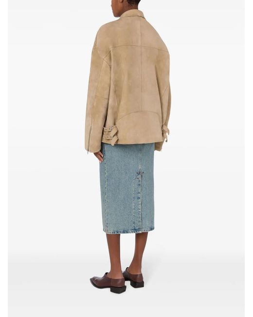 Moschino Natural Leather Jacket