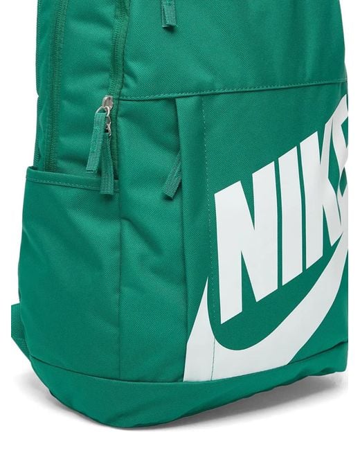 Nike Green Elemental Logo-Print Backpack