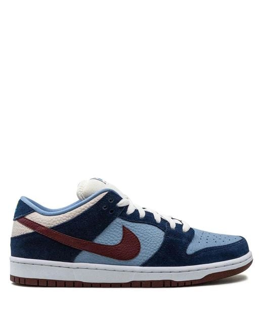 Nike Blue X Ftc Sb Dunk Low Premium "Finally" Sneakers