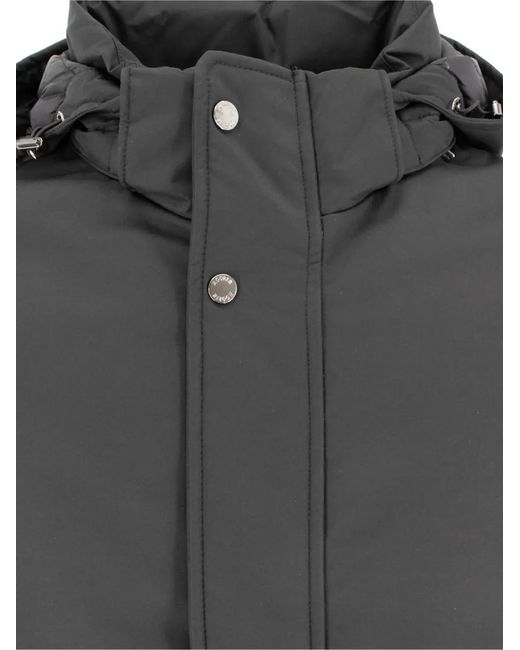 Moorer Black Vermont Coat for men