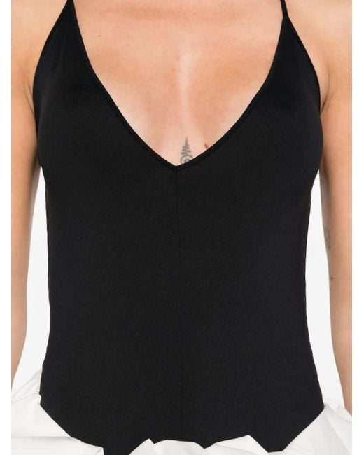 Wardrobe NYC Black V-Neck Bodysuit