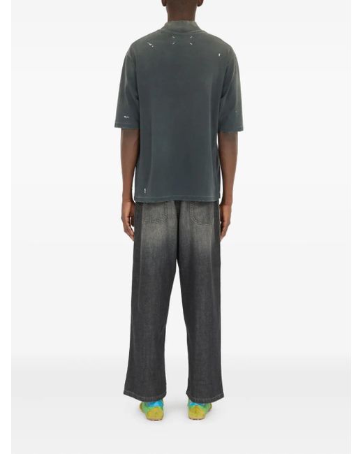 Maison Margiela Gray Logo T-Shirt for men