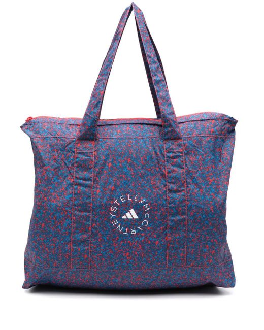 Adidas By Stella McCartney Blue Packable Tote Bag